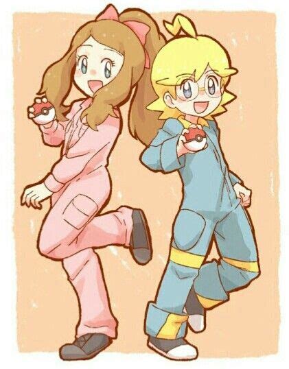 Serena And Clemont Pokemon Characters Cute Pokemon Pokemon People