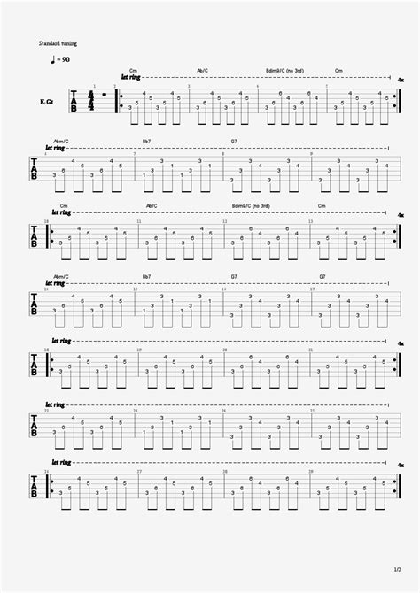 C Minor Chord