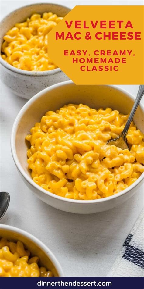 Easy Homemade Velveeta Mac And Cheese Recipe Dinner Then Dessert