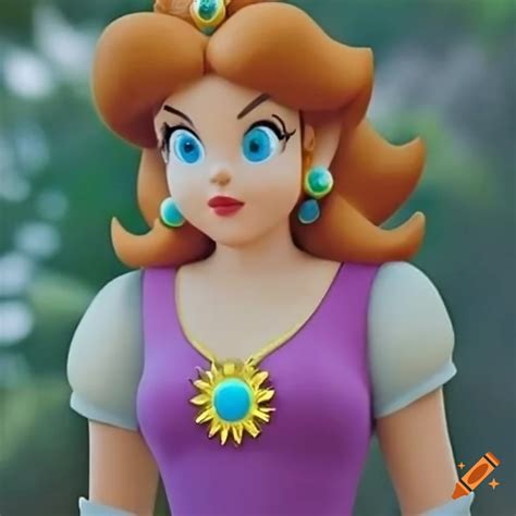 Beautiful Princess Daisy Portrait Morphing Into Totally Spies