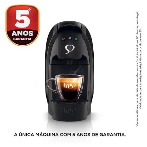 Cafeteira Luna Para Expresso E Multibebidas 220v Preta 20911390 Três Corações Cx 1 Un