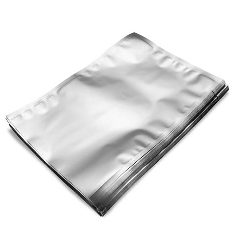 Fashion Shopping Style X Silver Aluminum Foil Bags Heat Seal Mylar