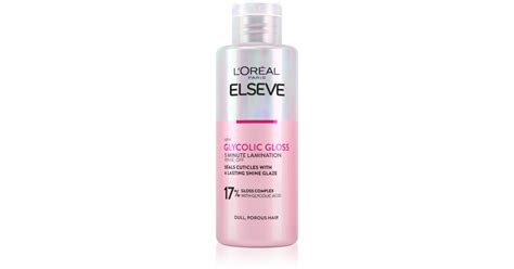 LOréal Paris Elseve Glycolic Gloss máscara para cabelo para alisamento