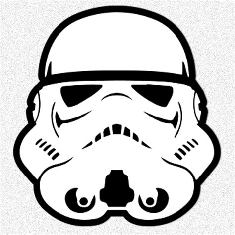 Star Wars Stormtrooper Helmet Logo Sticker – Popahead