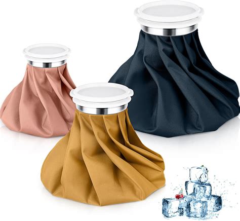 Amazon Pcs Ice Pack For Injuries Reusable Hot Water Bag With Screw Top Hot Cold For