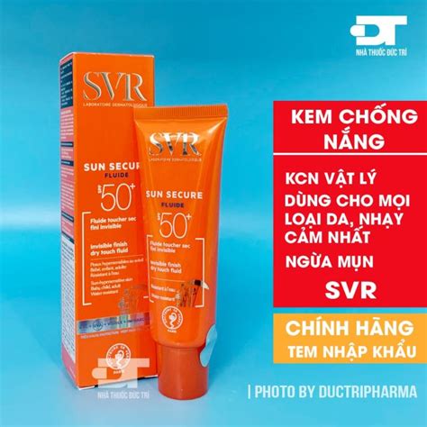 Kem Chống Nắng SVR Sun Secure Fluide SPF 50 50ml Lazada vn