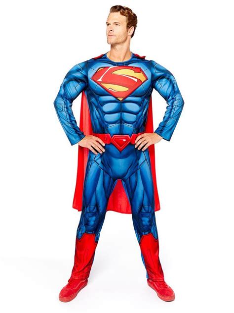 Superman Muscle Chest Adult Costume Party Delights