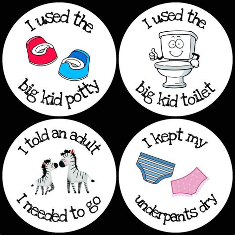 Potty Training Stickers Toilet Training/Reward Stickers | Etsy