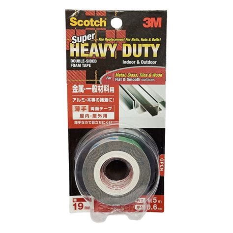 M Scotch Kkd Super Heavy Duty Double Sided Foam Tape Mm By M