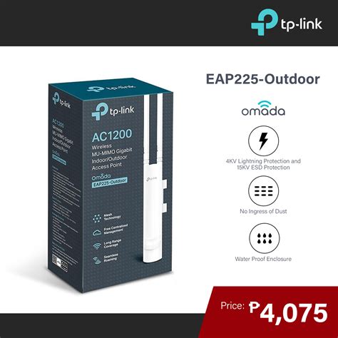 Tp Link Eap Outdoor Ac Wireless Mu Mimo Gigabit Indoor