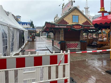 Aurich schließt Weihnachtsmarkt aufgrund des Sturms Märkte in Emden