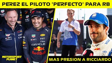 POR QUE CHECO PEREZ Es El PILOTO PERFECTO Para RED BULL