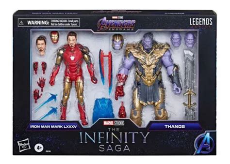 Avengers Marvel Legends Iron Man Mark Thanos Two Pack Env O Gratis