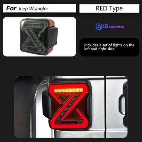 Car Styling Tail Lamp For Jeep Wrangler Tail Lights 2018 2023 Wrangler