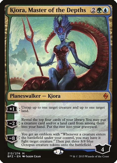 Kiora Master Of The Depths Planeswalker Duel Deck Tcgplayer Infinite