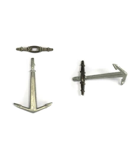 Spanish Anchor 30x20 mm in Metal. Accessories for Ship Modeling