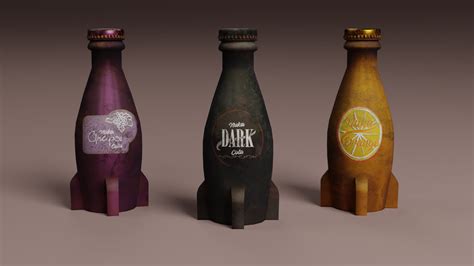 3D Nuka Cola Set TurboSquid 2159654