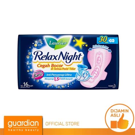 Jual Laurier Relax Night Wing 30 Cm 16 Pcs Kab Bekasi Guardian