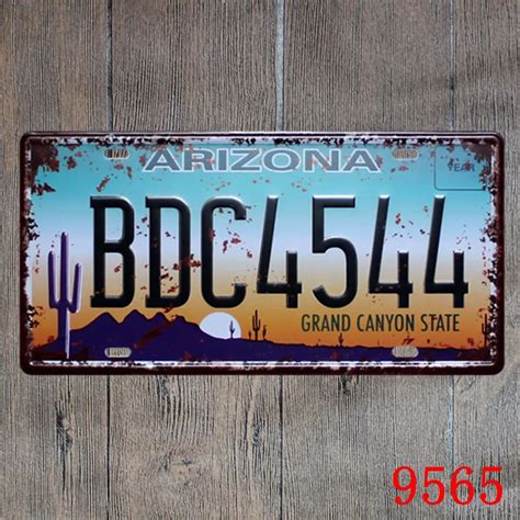 Car Number Arizona Bdc4544 Grand Canyon State License Plates Plate