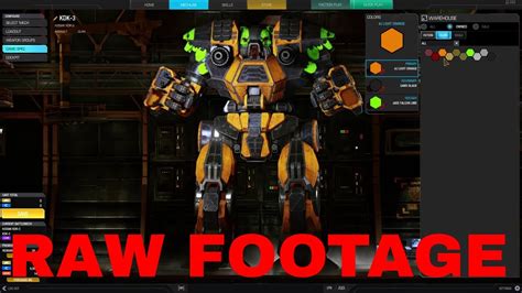 Mwo Kodiak 100 Tons Clan Assault Mech The Very First Matches Uncut Youtube