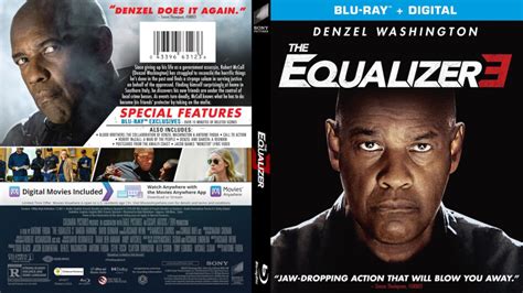 The Equalizer 3 2023 Blu Ray Cover 10 Mm Dvdcovercom