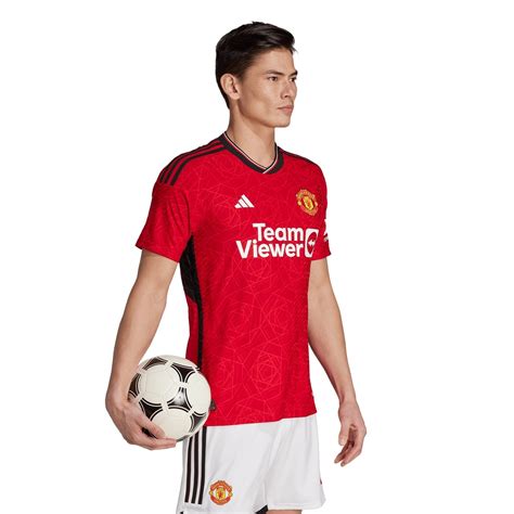 Adidas Manchester United Authentic Home Shirt 2023 2024 Adults Team