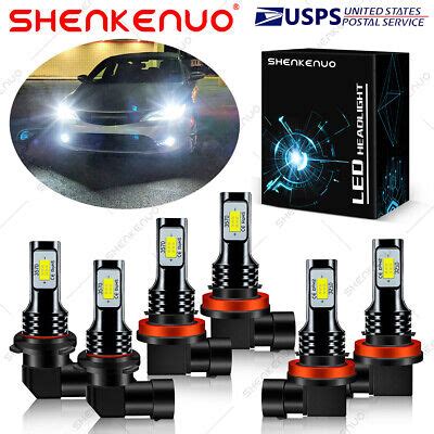 For Honda Ridgeline X H H Combo Led Headlights Fog