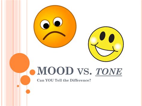 Mood Vs Tone