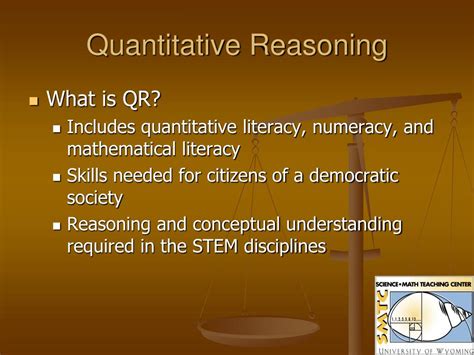 Ppt Quantitative Reasoning Powerpoint Presentation Free Download Id 6592990