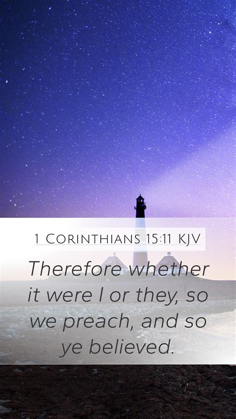 Corinthians Kjv Mobile Phone Wallpaper Therefore Whether It