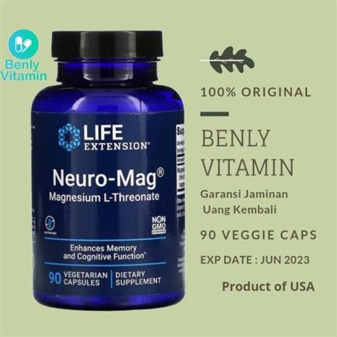 Jual Life Extension Neuro Mag Magnesium L Threonate Veg Caps