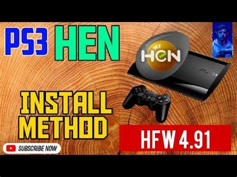 HOW TO INSTALL HEN ON PS3 HFW 4 91 PS3 HEN INSTALLATION METHOD