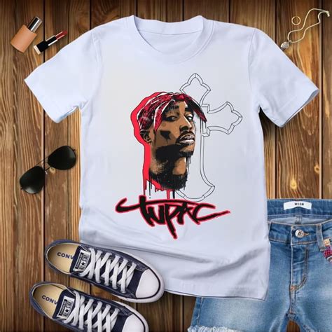 Camiseta Tupac Shakur T Shirt Hip Hop Pac Unissex Elo