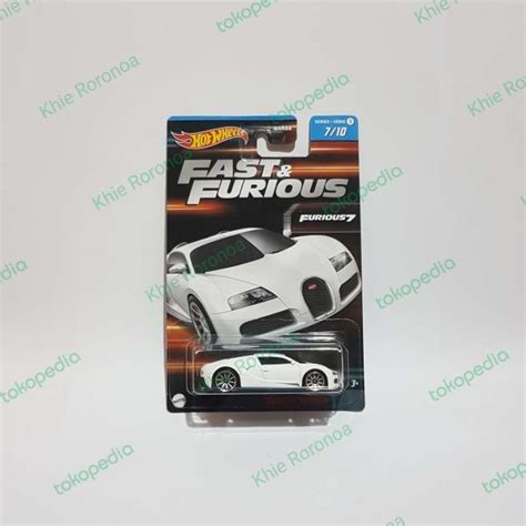 Jual Hotwheels Bugatti Veyron Putih Fast Furious Wave Series 3 2023 Di