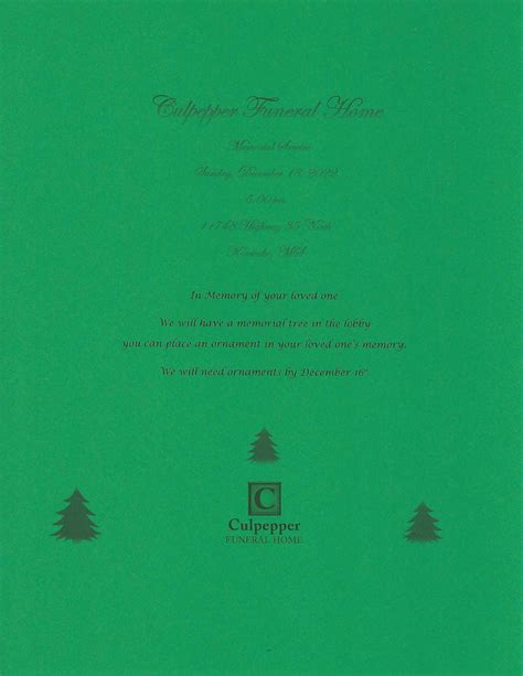 What to expect when visiting Culpepper Funeral Home for a service