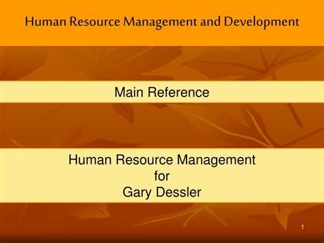 Ppt Human Resource Management And Development Powerpoint Presentation Id3529309