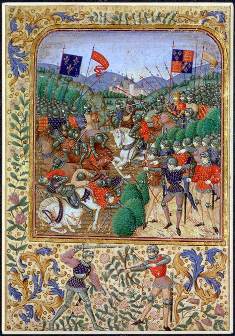 Battle Of Agincourt France 25 October 1415 Stock Image C0427401