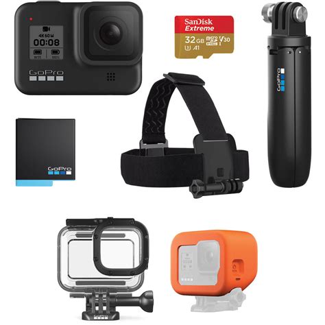 GoPro HERO8 Black Holiday Bundle With Dive Housing Floaty Kit