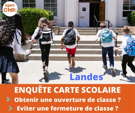 Carte scolaire Landes l enquête SGEN CFDT Aquitaine