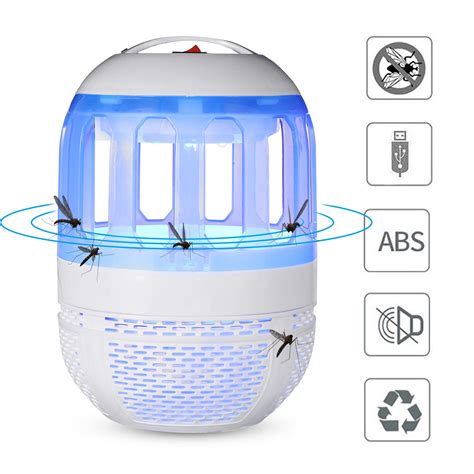 2w electronic mosquito killer lamp usb insect killer lamp bulb pest trap light for camping Sale ...