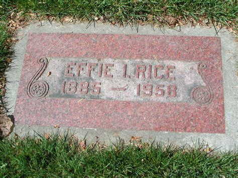 Effie Ida Eads Rice 1885 1958 Homenaje De Find A Grave