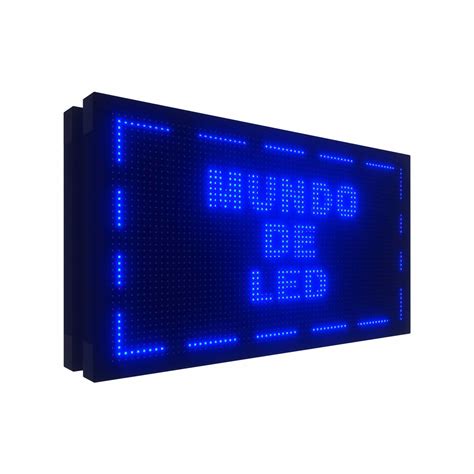 Painel De LED Letreiro Digital 71cm X 39cm Dupla Face USB