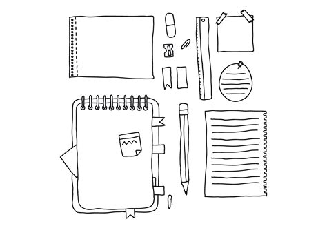 Doodle Notes Vector Art, Icons, and Graphics for Free Download