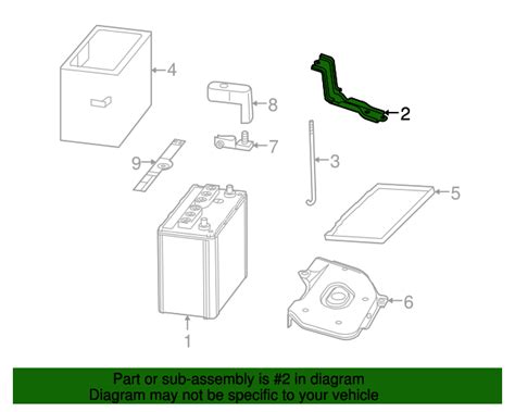 Battery Hold Down Frame Toyota Highlander