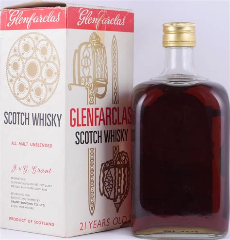 Buy Glenfarclas 1970s 21 Years Old All Malt Unblended 75cl Dumpy Square