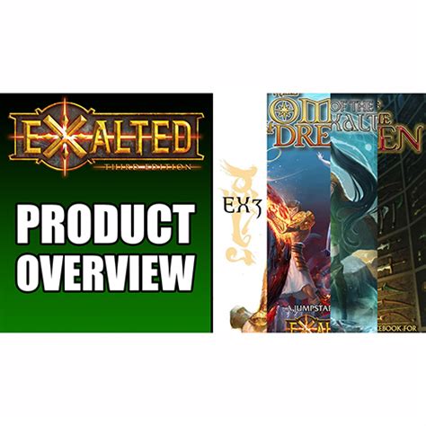 An Overview Of All Released Exalted 3rd Edition Products 2018 Ekorren