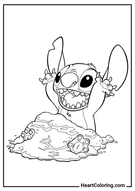 Lilo & Stitch - Free A4 Printable Coloring Pages | 35+ Images in 2024