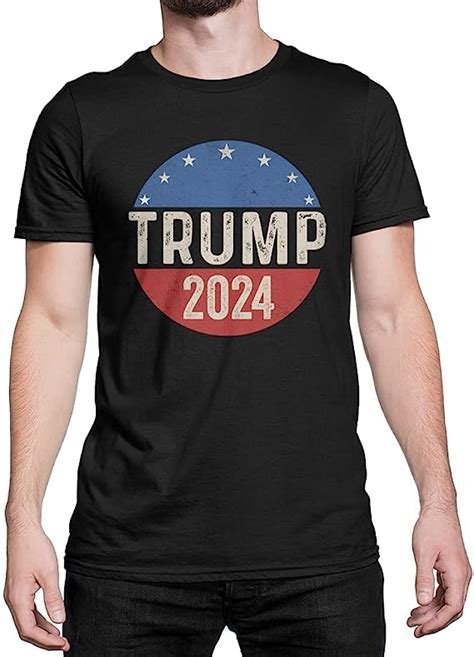 Vintage T Shirt Retro Trump 2024 Re Elect President Trump