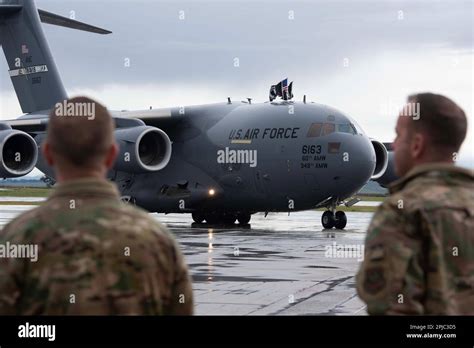 U S Air Force Col Derek Salmi Left Th Air Mobility Wing Commander