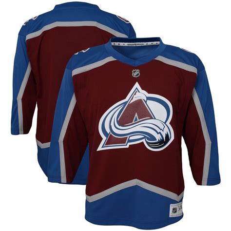 Youth Colorado Avalanche Burgundy Home - Replica Jersey